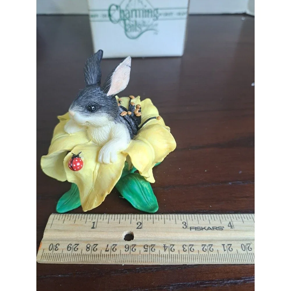 Charming Tails Binkey In A Lily Figurine